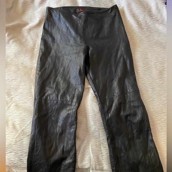 VINTAGE DANIER LEATHER PANTS - Picture 2 of 5